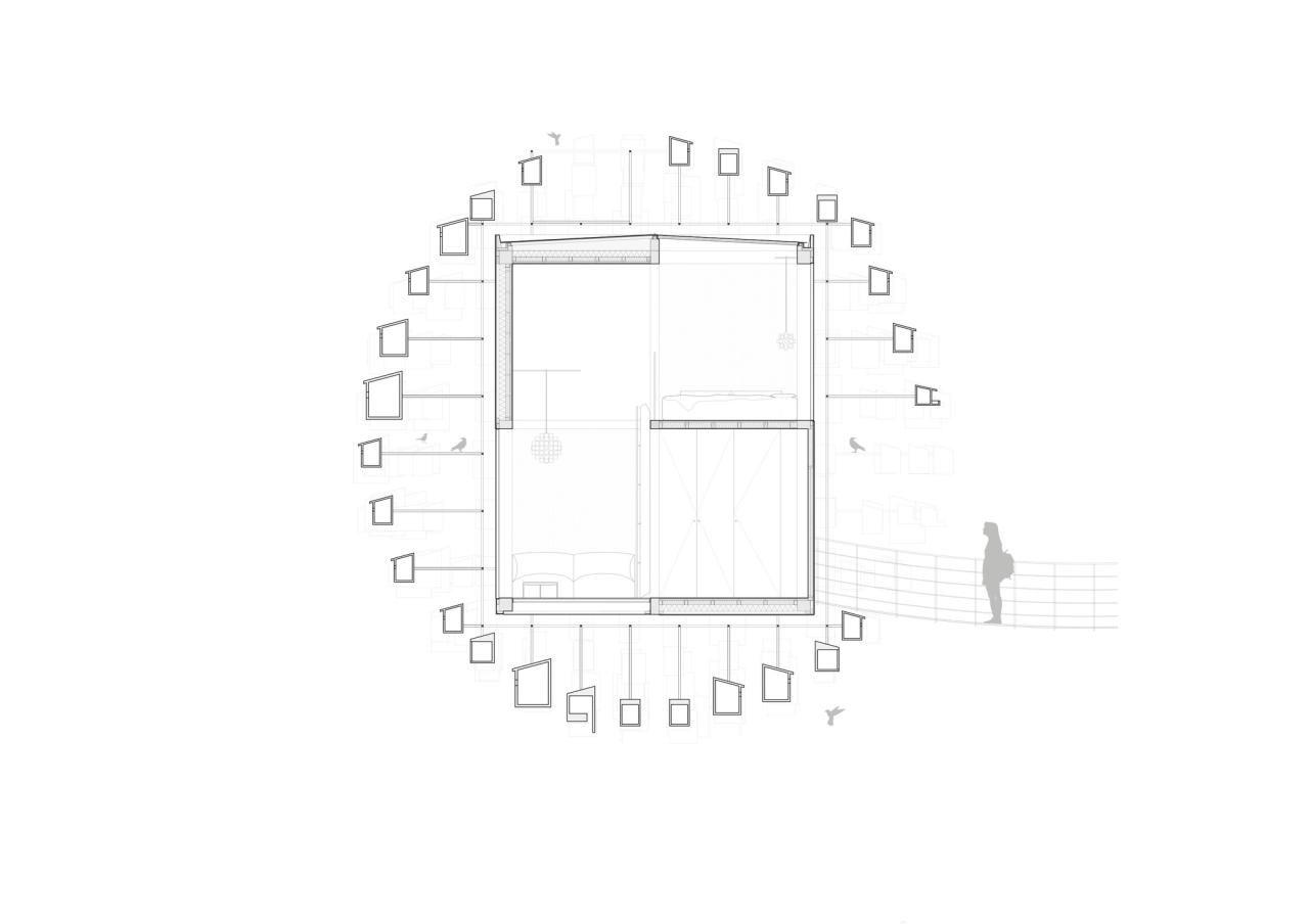 BIM建筑|树顶酒店“生物圈” / BIG BIM建筑|树顶酒店“生物圈” / BIG