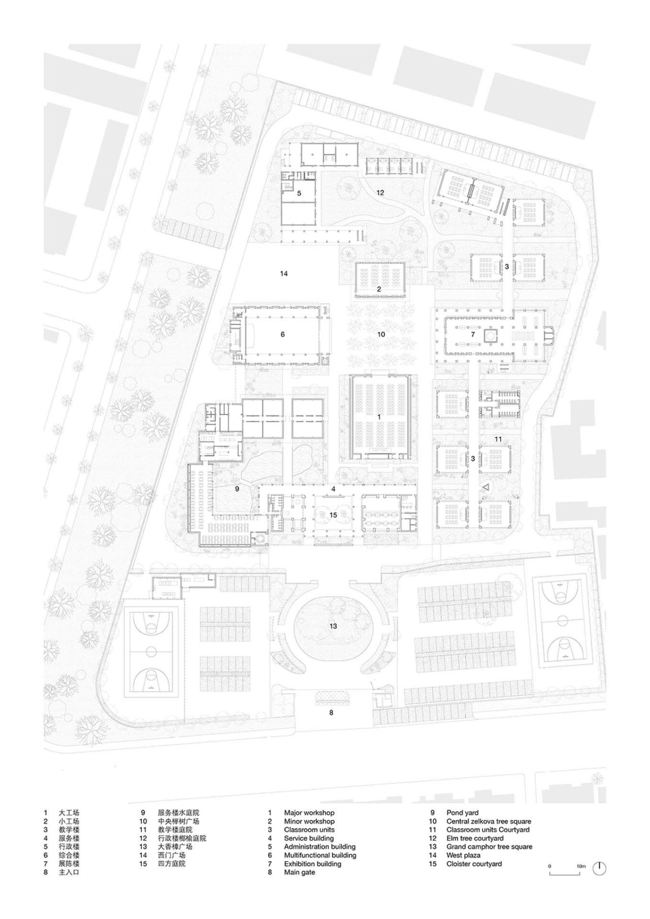 BIM建筑|工坊式的校园:丁蜀成校 / 亘建筑事务所 BIM建筑|工坊式的校园:丁蜀成校 / 亘建筑事务所