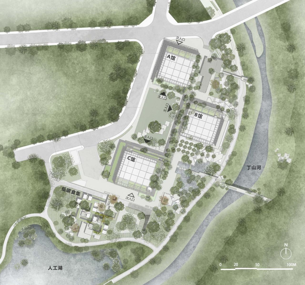 BIM建筑|深圳国际低碳城会展中心升级改造 / 同济﹒原作设计工作室 BIM建筑|深圳国际低碳城会展中心升级改造 / 同济﹒原作设计工作室
