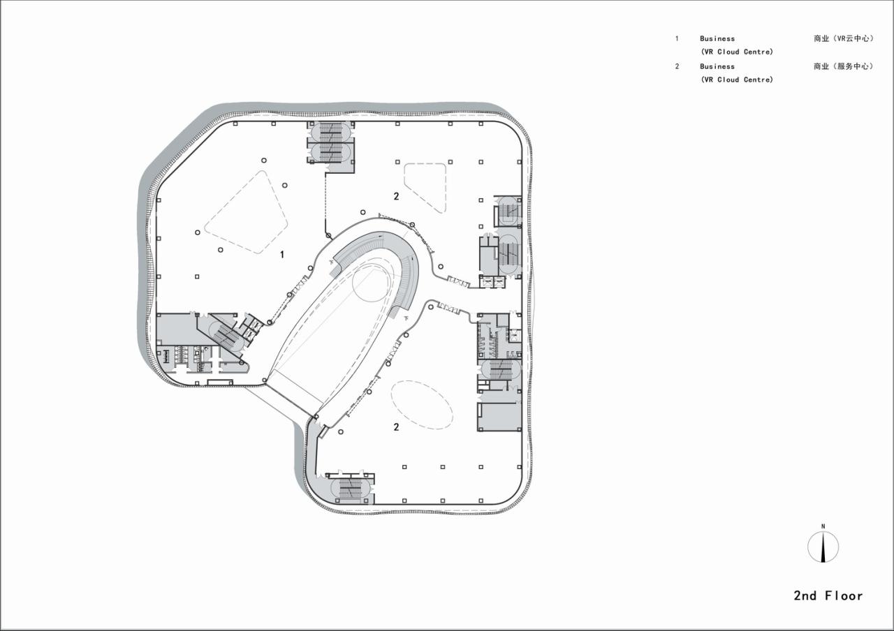 BIM建筑|虚拟之筑的有机新生:南昌VR科创城VR展示中心 / UA尤安设计 BIM建筑|虚拟之筑的有机新生:南昌VR科创城VR展示中心 / UA尤安设计