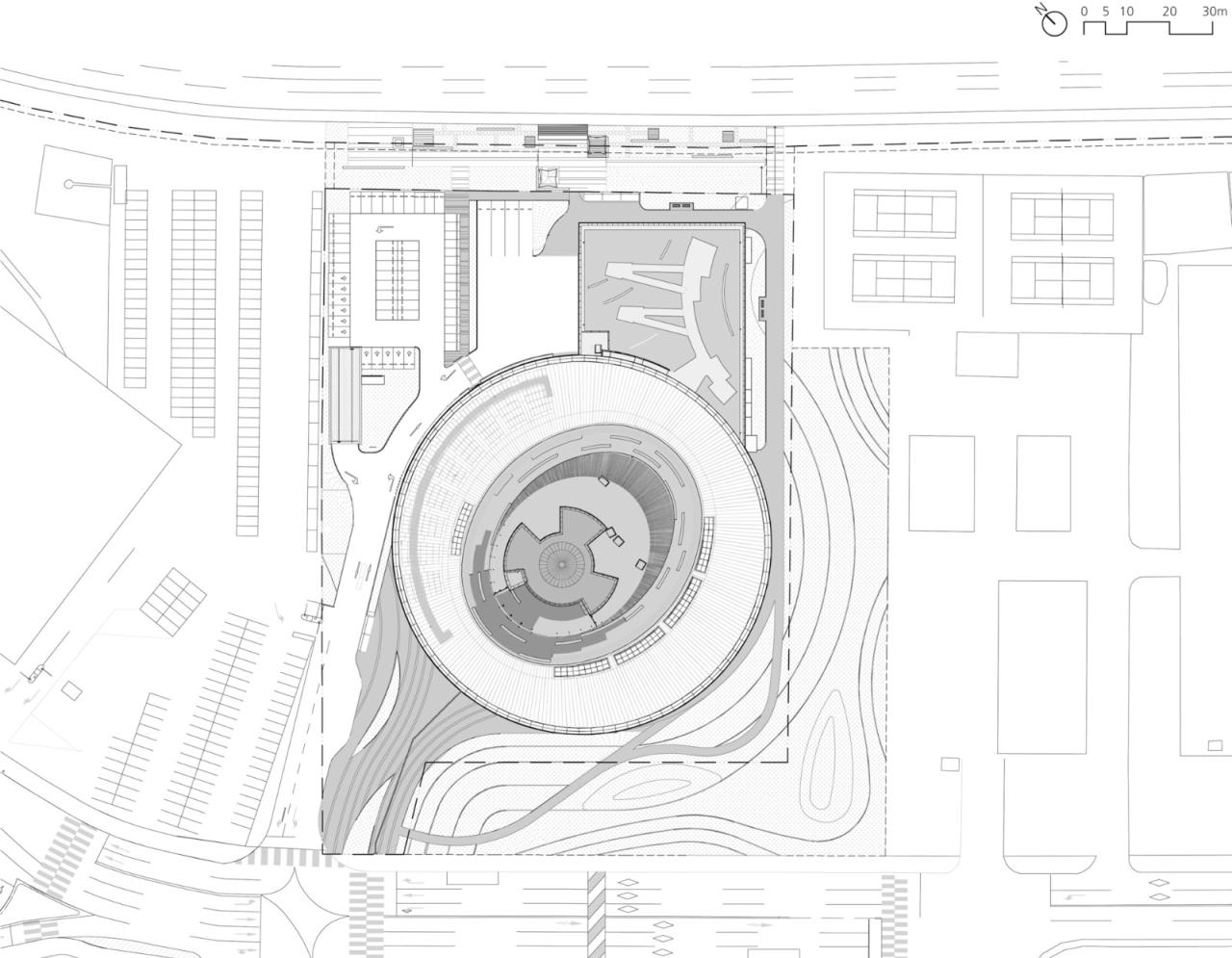 BIM建筑|地面‘涡轮机’,韩国国立航空博物馆 / Haeahn Architecture BIM建筑|地面‘涡轮机’,韩国国立航空博物馆 / Haeahn Architecture