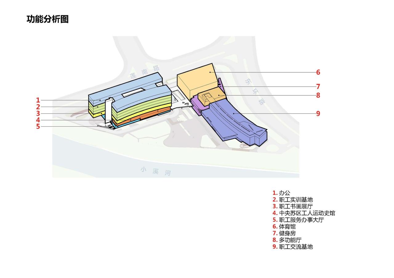 BIM建筑|龙岩工人文化宫 / 天津华汇 BIM建筑|龙岩工人文化宫 / 天津华汇