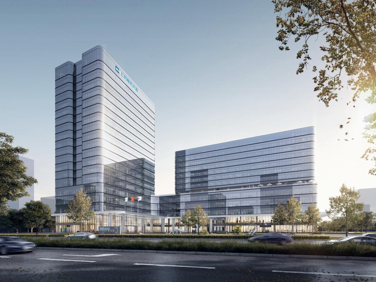 BIM建筑|龙头药企公园式总部办公·上药常药商务中心 / 简和建筑 BIM建筑|龙头药企公园式总部办公·上药常药商务中心 / 简和建筑