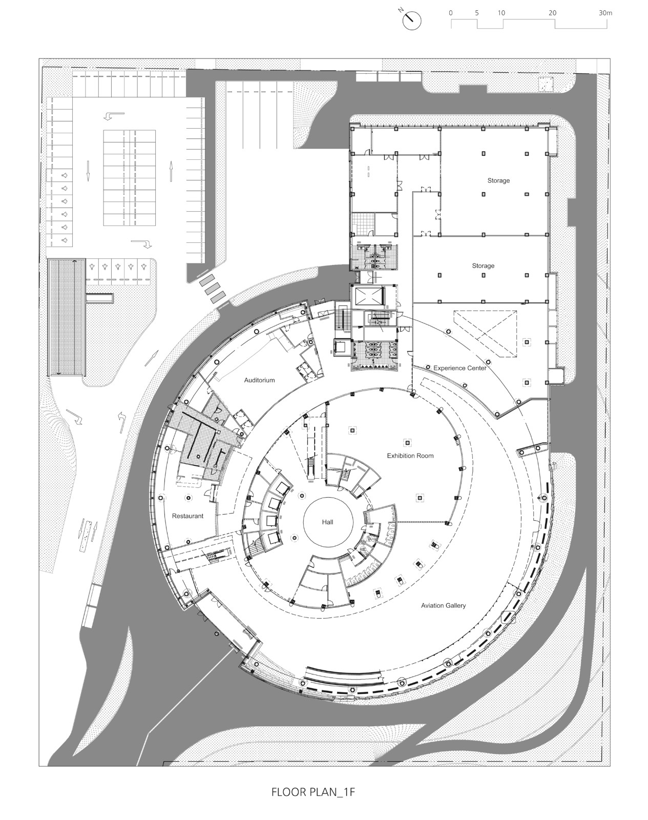 BIM建筑|地面‘涡轮机’,韩国国立航空博物馆 / Haeahn Architecture BIM建筑|地面‘涡轮机’,韩国国立航空博物馆 / Haeahn Architecture