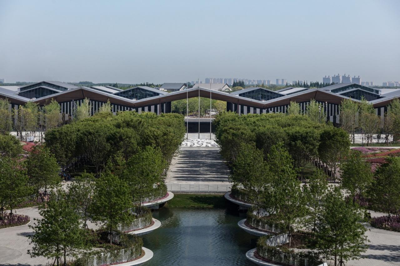 BIM建筑|第十届中国花博会复兴馆 / 华建集团上海建筑设计研究院 BIM建筑|第十届中国花博会复兴馆 / 华建集团上海建筑设计研究院