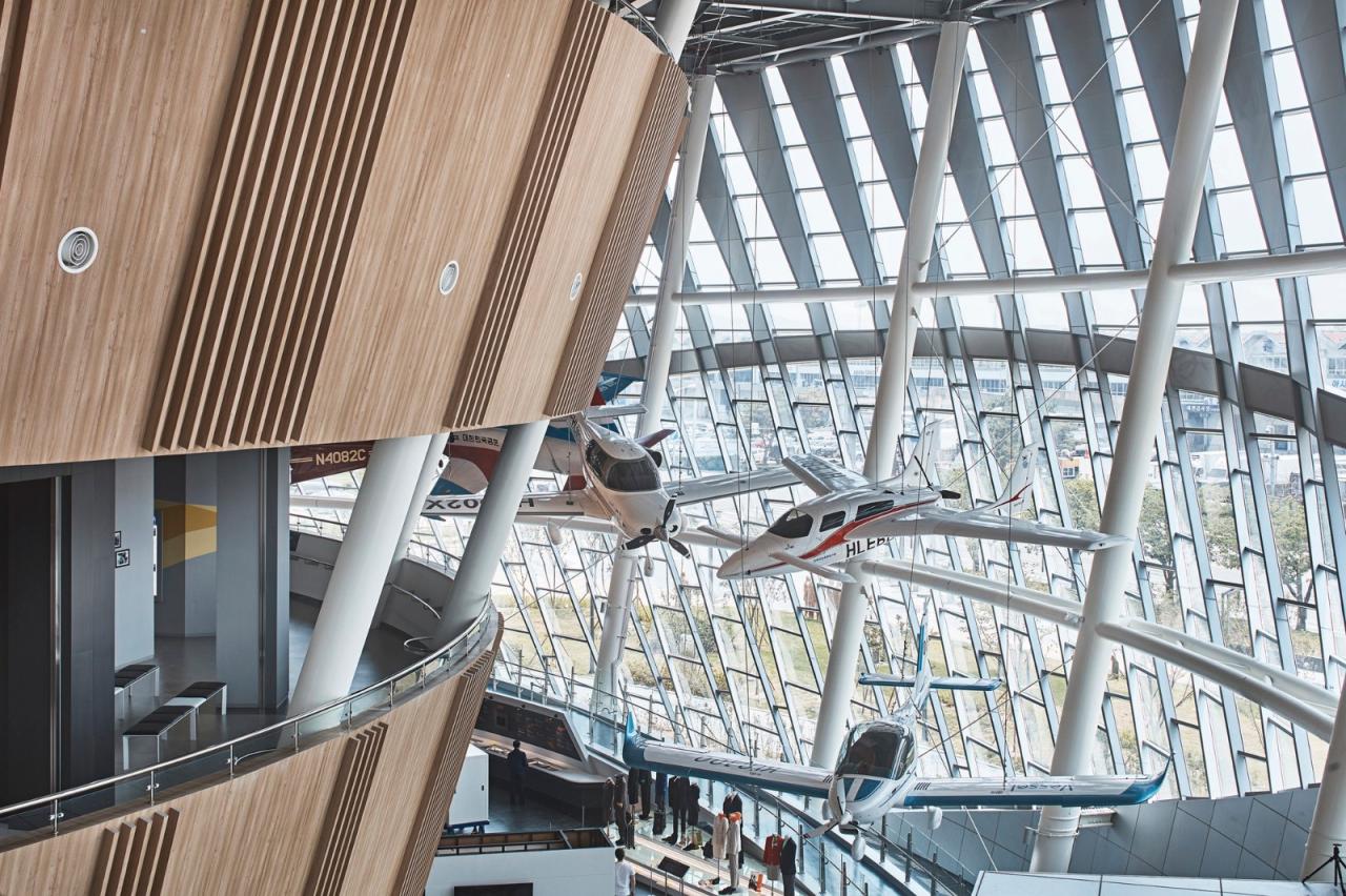 BIM建筑|地面‘涡轮机’,韩国国立航空博物馆 / Haeahn Architecture BIM建筑|地面‘涡轮机’,韩国国立航空博物馆 / Haeahn Architecture