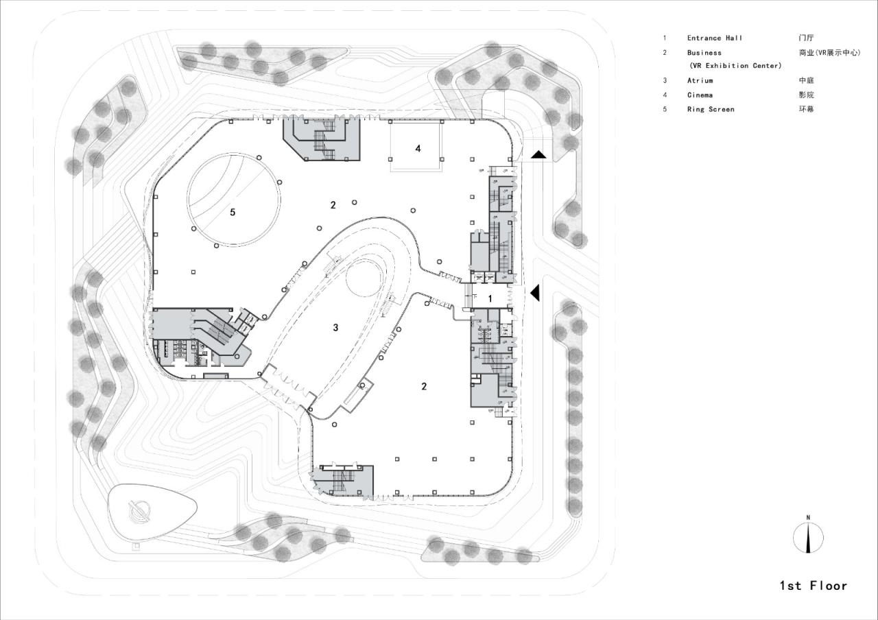 BIM建筑|虚拟之筑的有机新生:南昌VR科创城VR展示中心 / UA尤安设计 BIM建筑|虚拟之筑的有机新生:南昌VR科创城VR展示中心 / UA尤安设计