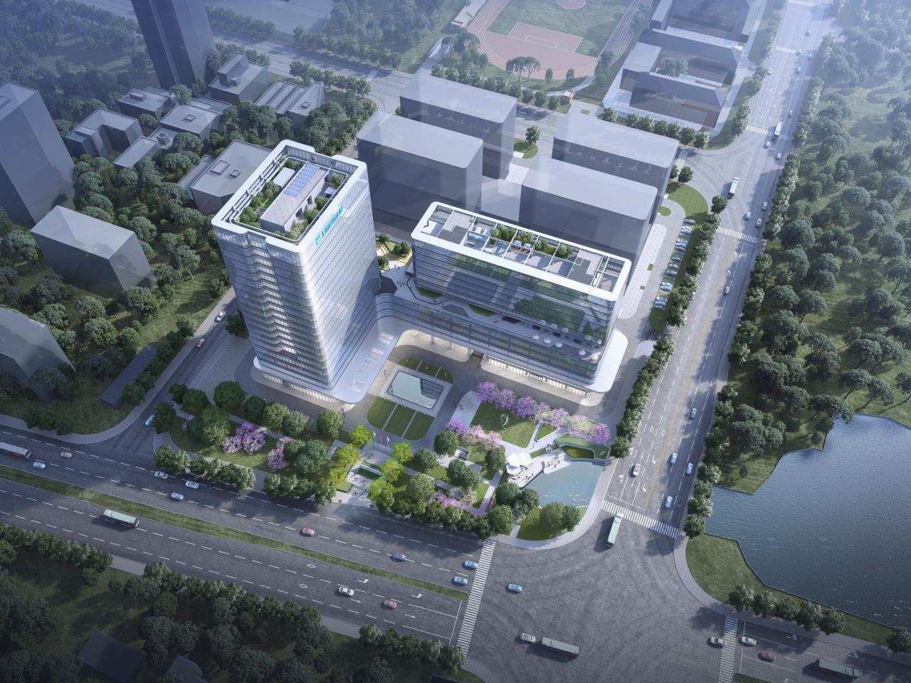 BIM建筑|龙头药企公园式总部办公·上药常药商务中心 / 简和建筑 BIM建筑|龙头药企公园式总部办公·上药常药商务中心 / 简和建筑