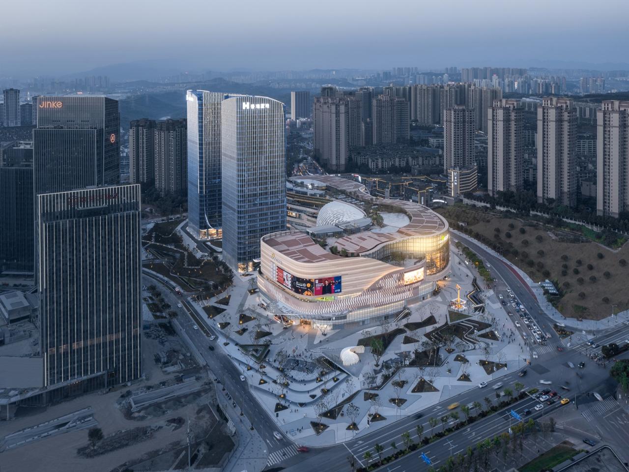 BIM建筑|香港置地重庆光环The Ring购物公园 / PHA湃昂 BIM建筑|香港置地重庆光环The Ring购物公园 / PHA湃昂