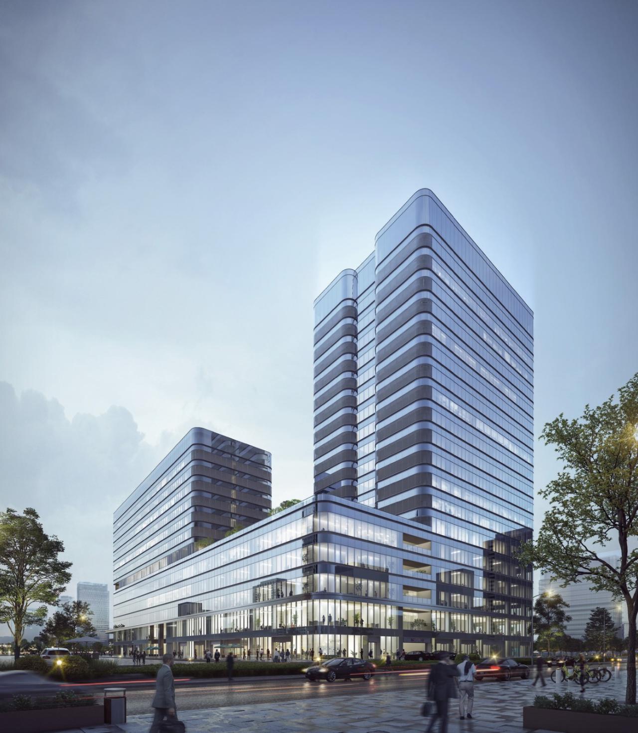 BIM建筑|龙头药企公园式总部办公·上药常药商务中心 / 简和建筑 BIM建筑|龙头药企公园式总部办公·上药常药商务中心 / 简和建筑