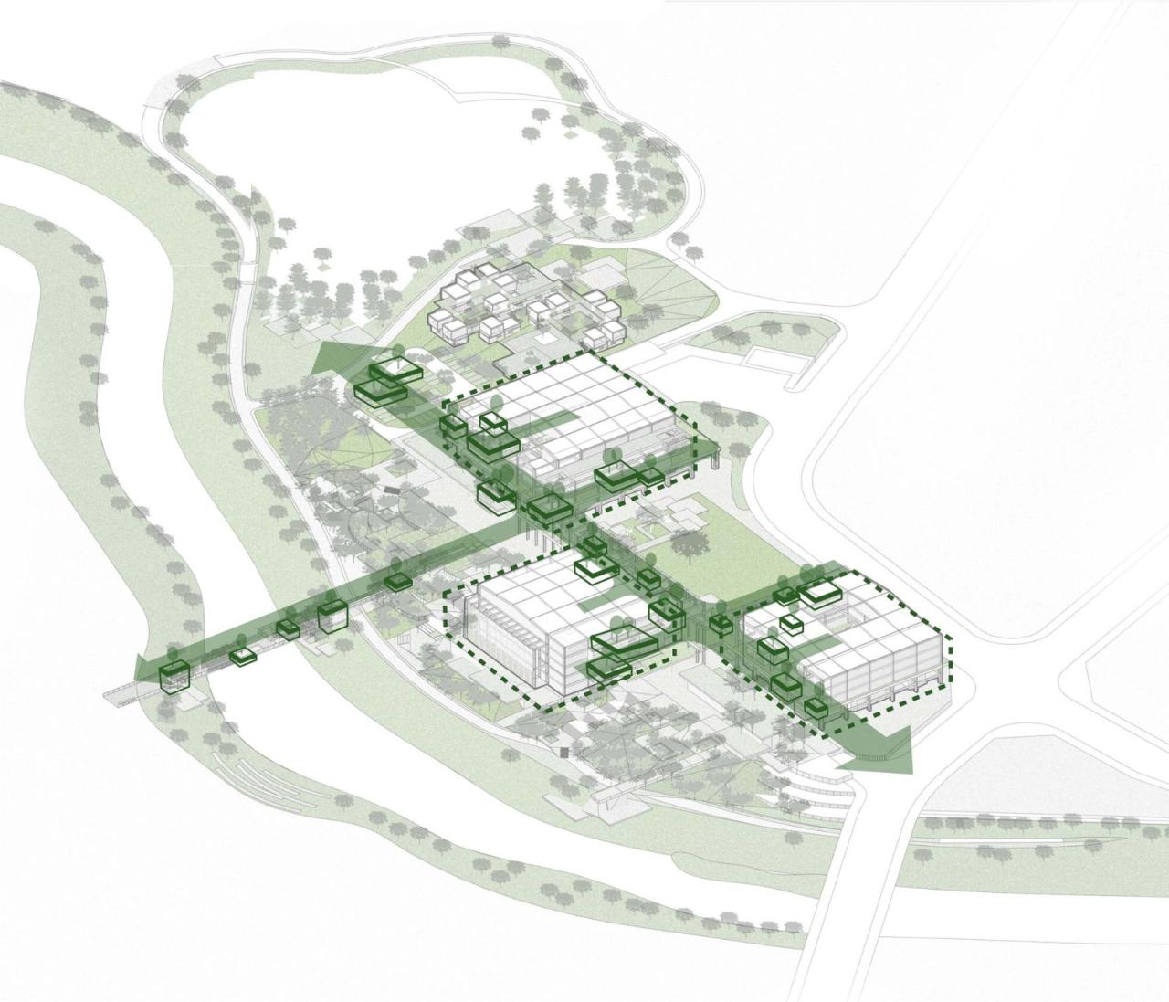 BIM建筑|深圳国际低碳城会展中心升级改造 / 同济﹒原作设计工作室 BIM建筑|深圳国际低碳城会展中心升级改造 / 同济﹒原作设计工作室