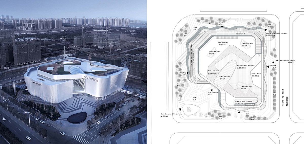 BIM建筑|虚拟之筑的有机新生:南昌VR科创城VR展示中心 / UA尤安设计 BIM建筑|虚拟之筑的有机新生:南昌VR科创城VR展示中心 / UA尤安设计