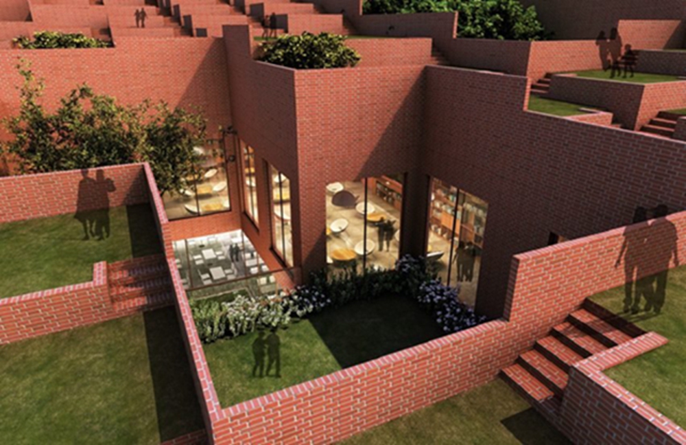 BIM建筑|桑杰·普里设计印度无障碍阶梯式绿色屋顶 BIM建筑|桑杰·普里设计印度无障碍阶梯式绿色屋顶