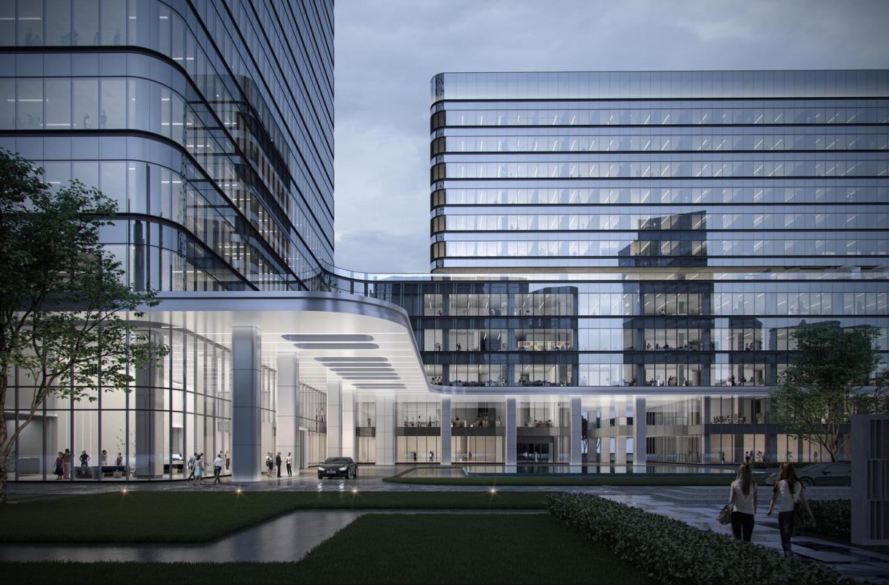BIM建筑|龙头药企公园式总部办公·上药常药商务中心 / 简和建筑 BIM建筑|龙头药企公园式总部办公·上药常药商务中心 / 简和建筑