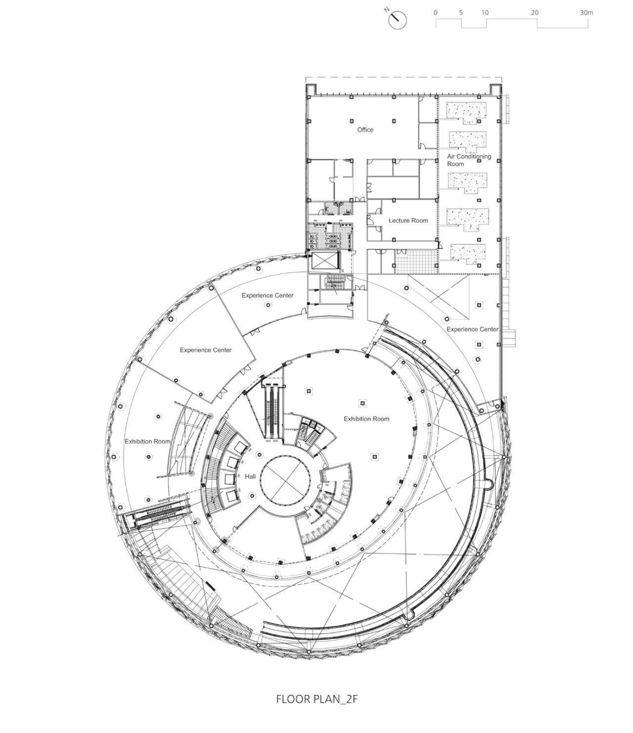 BIM建筑|地面‘涡轮机’,韩国国立航空博物馆 / Haeahn Architecture BIM建筑|地面‘涡轮机’,韩国国立航空博物馆 / Haeahn Architecture