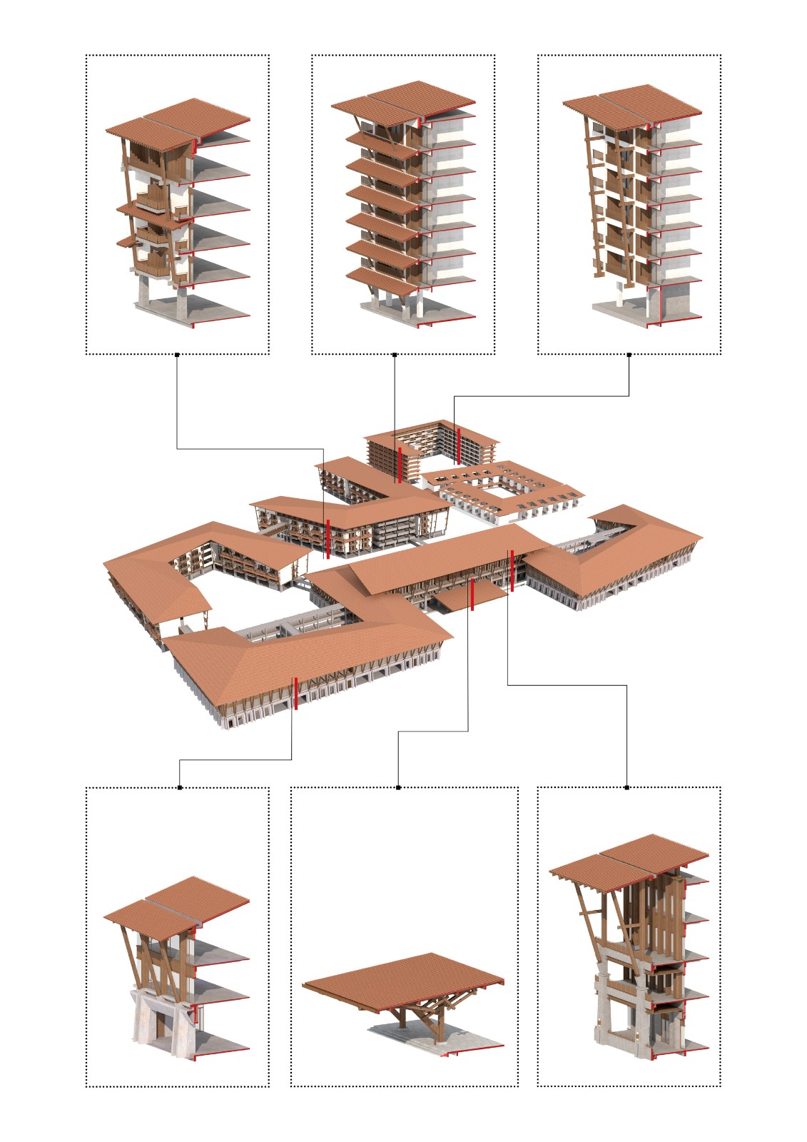 BIM建筑|三亚海棠湾医养示范中心 / line+建筑事务所 BIM建筑|三亚海棠湾医养示范中心 / line+建筑事务所