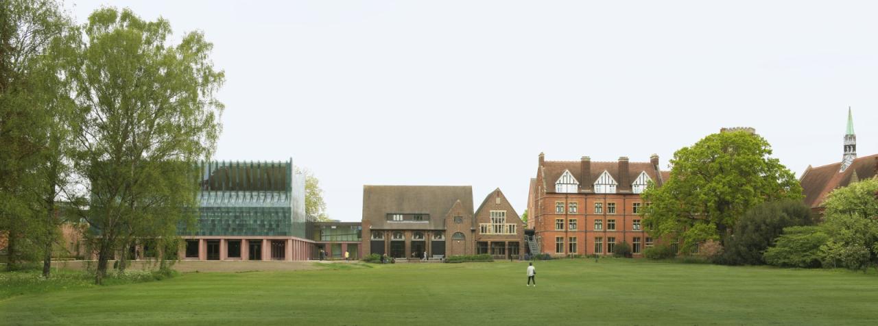 BIM建筑|复古绿釉,剑桥大学食堂 / Feilden Fowles BIM建筑|复古绿釉,剑桥大学食堂 / Feilden Fowles