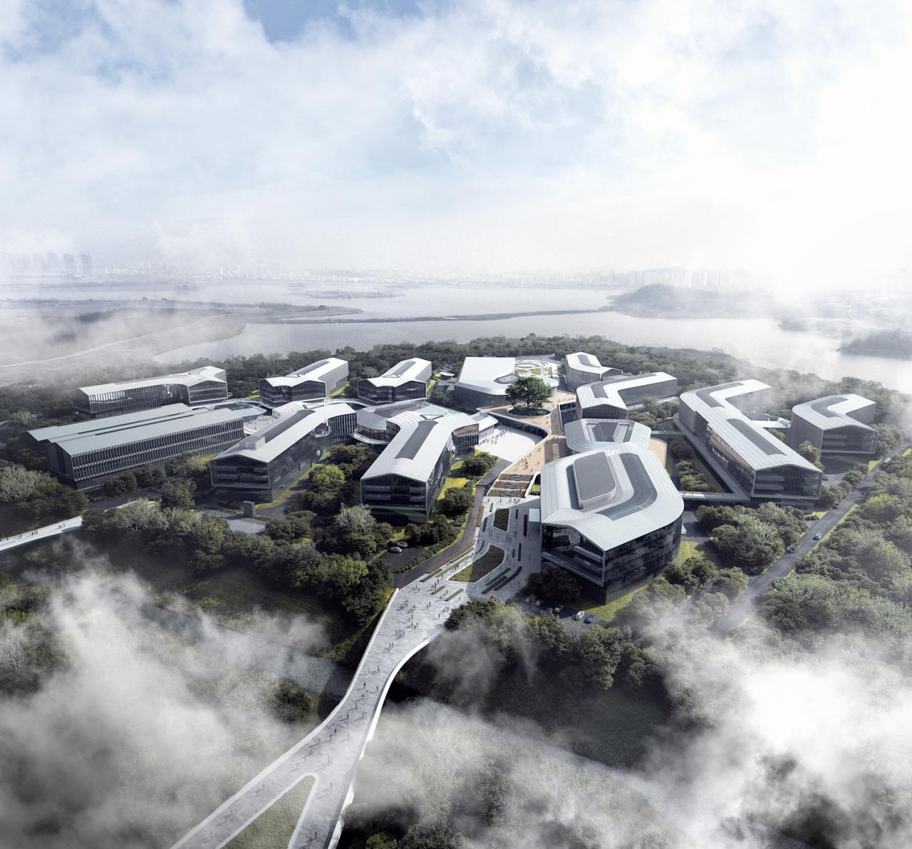 BIM建筑|阿里巴巴达摩院南湖园区斩获 2022MIPIM 大奖 / Aedas BIM建筑|阿里巴巴达摩院南湖园区斩获 2022MIPIM 大奖 / Aedas