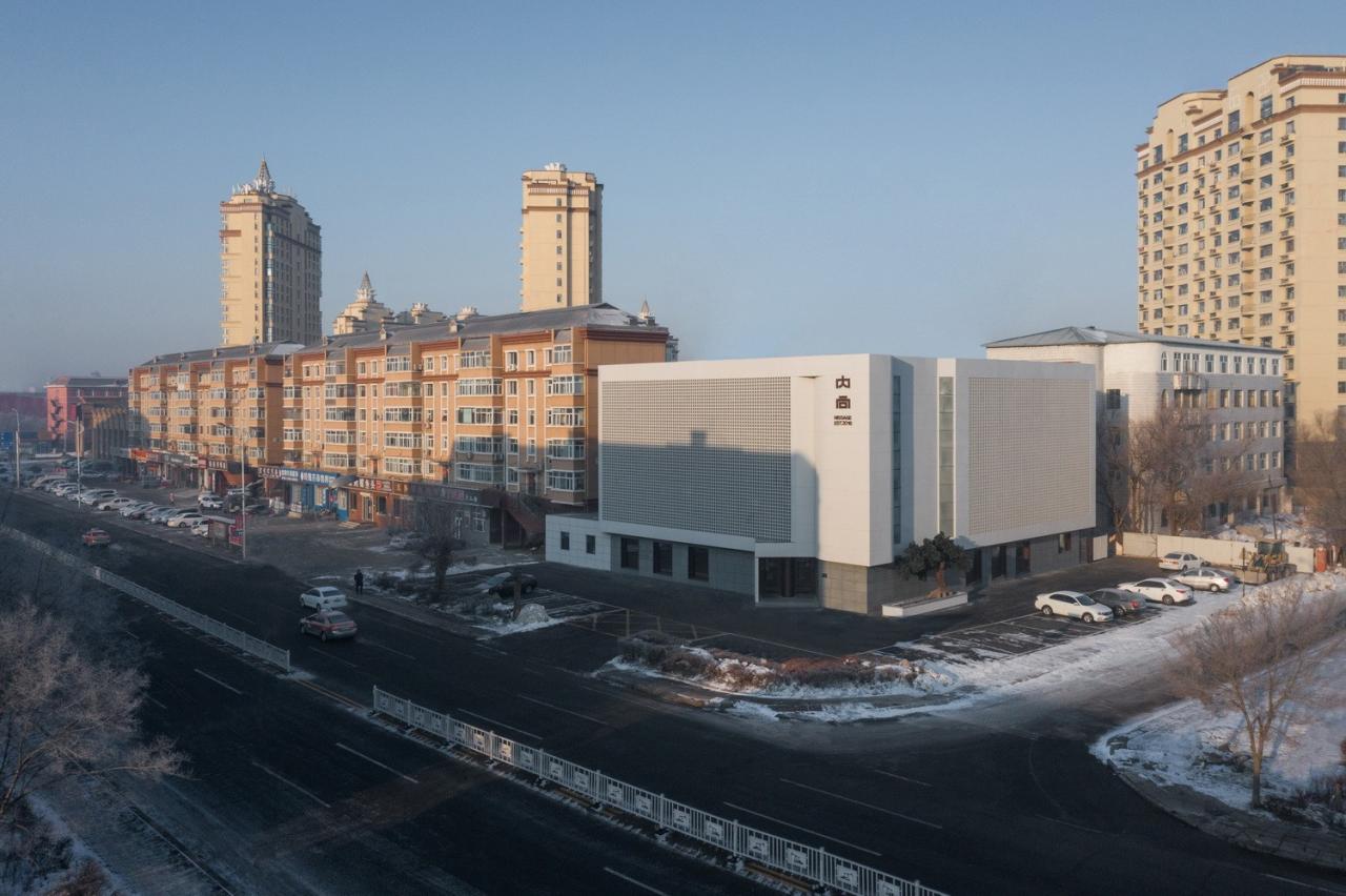 BIM建筑|内向理疗SPA,大庆 / 素造建筑 BIM建筑|内向理疗SPA,大庆 / 素造建筑