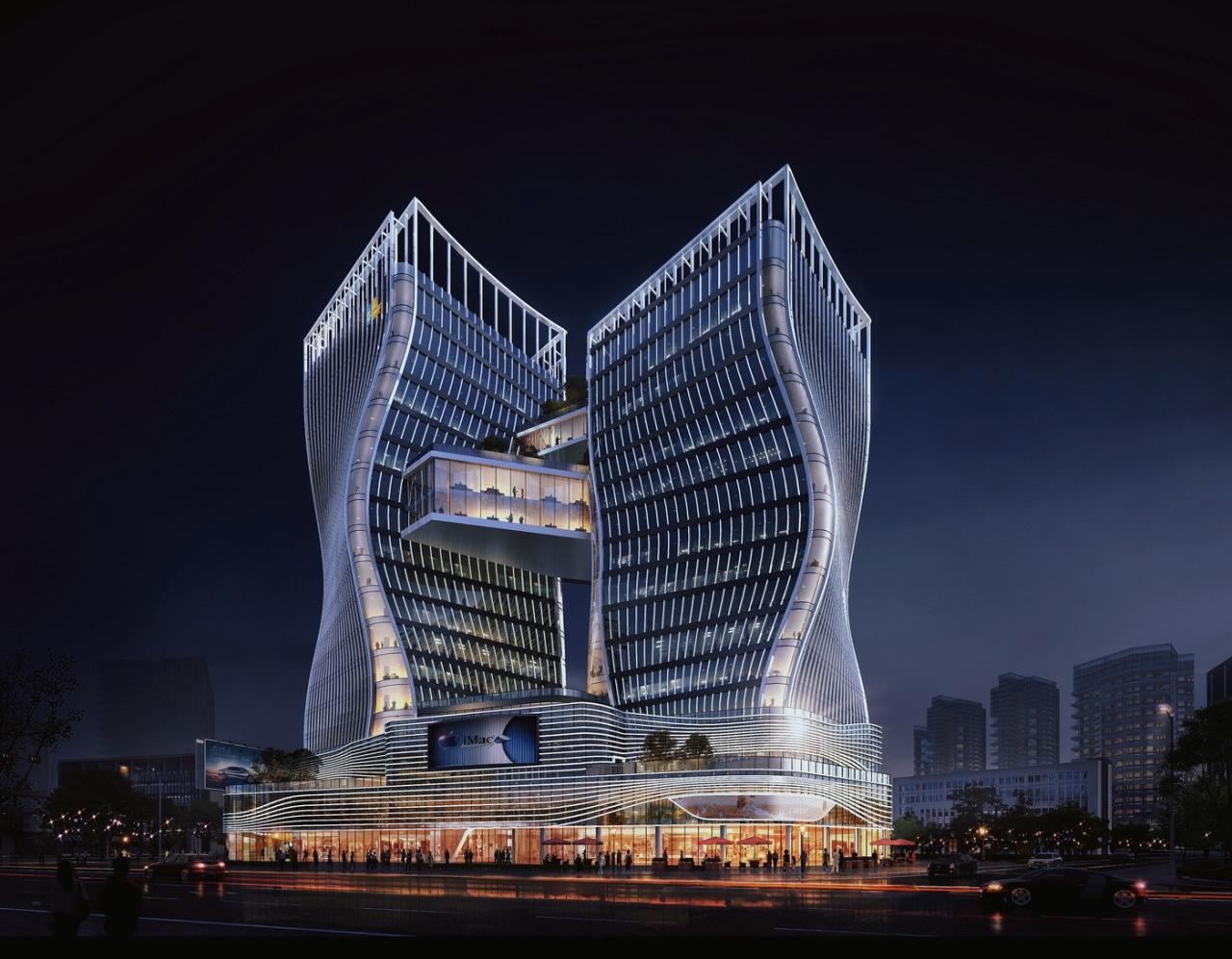 BIM建筑|“无极之城” 希荻创新总部基地 / 卢馨儿+广东省华城建筑设计有限公司 BIM建筑|“无极之城” 希荻创新总部基地 / 卢馨儿+广东省华城建筑设计有限公司