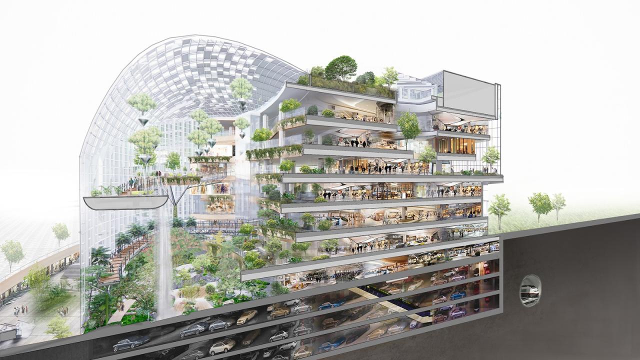 BIM建筑|香港置地重庆光环The Ring购物公园 / PHA湃昂 BIM建筑|香港置地重庆光环The Ring购物公园 / PHA湃昂