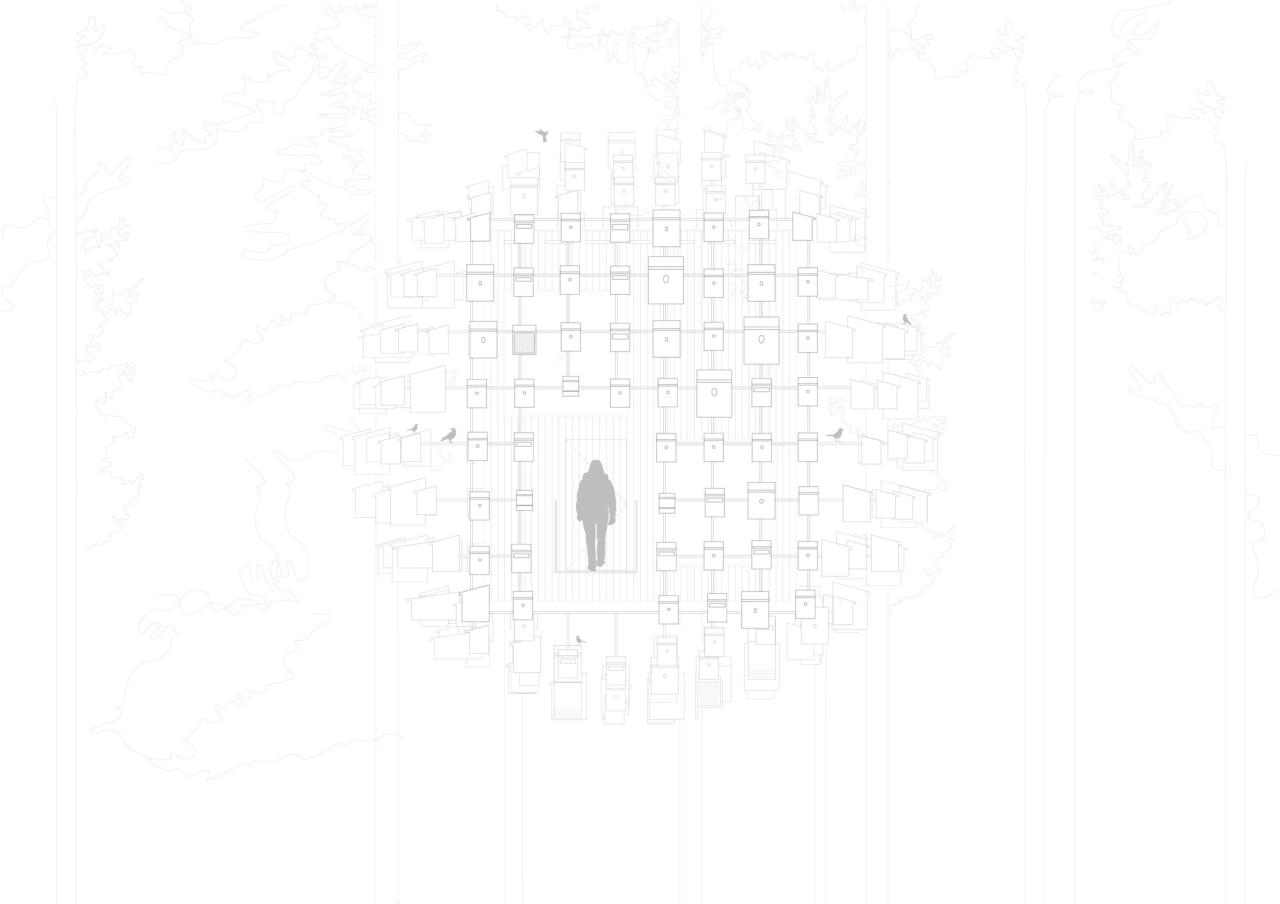 BIM建筑|树顶酒店“生物圈” / BIG BIM建筑|树顶酒店“生物圈” / BIG