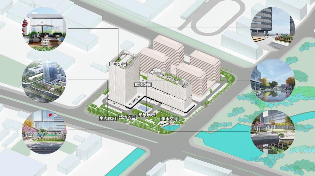 BIM建筑|龙头药企公园式总部办公·上药常药商务中心 / 简和建筑 BIM建筑|龙头药企公园式总部办公·上药常药商务中心 / 简和建筑