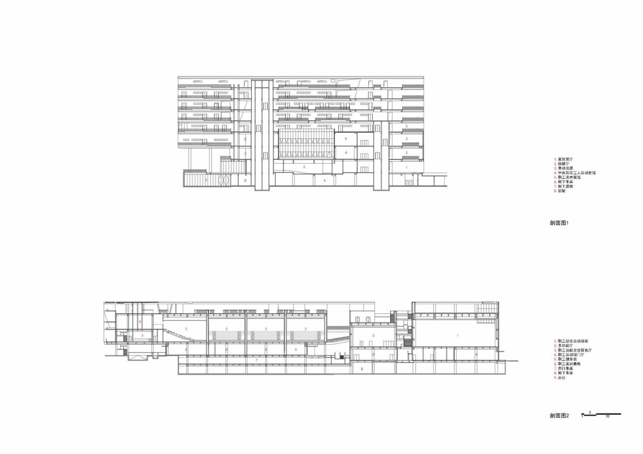 BIM建筑|龙岩工人文化宫 / 天津华汇 BIM建筑|龙岩工人文化宫 / 天津华汇