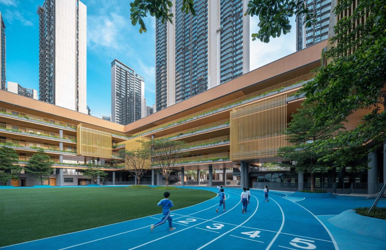 BIM建筑|深圳外国语学校宝安学校 / 华阳国际设计集团 BIM建筑|深圳外国语学校宝安学校 / 华阳国际设计集团