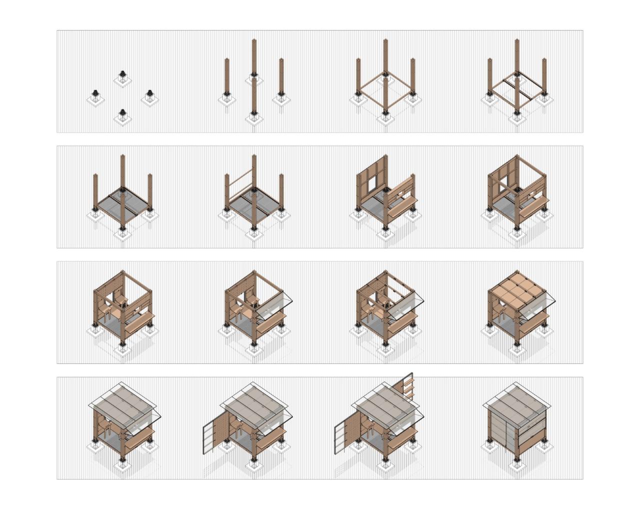 BIM建筑|乡村振兴流动工作舱——新型竹构空间装置 / 南京大学建筑与城市规划学院 BIM建筑|乡村振兴流动工作舱——新型竹构空间装置 / 南京大学建筑与城市规划学院
