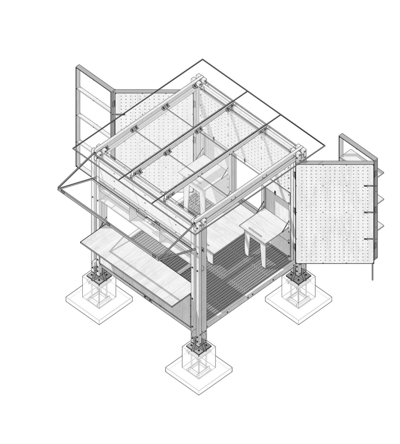 BIM建筑|乡村振兴流动工作舱——新型竹构空间装置 / 南京大学建筑与城市规划学院 BIM建筑|乡村振兴流动工作舱——新型竹构空间装置 / 南京大学建筑与城市规划学院