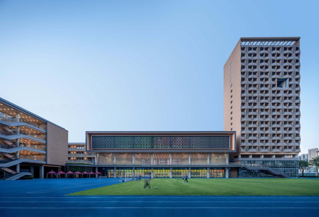 BIM建筑|深圳外国语学校宝安学校 / 华阳国际设计集团 BIM建筑|深圳外国语学校宝安学校 / 华阳国际设计集团