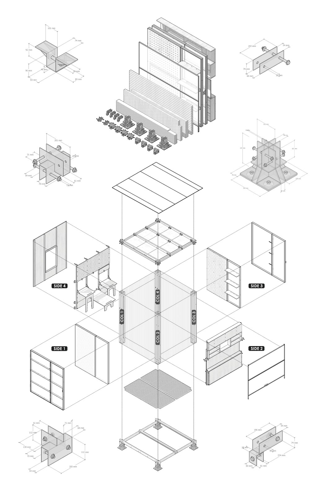 BIM建筑|乡村振兴流动工作舱——新型竹构空间装置 / 南京大学建筑与城市规划学院 BIM建筑|乡村振兴流动工作舱——新型竹构空间装置 / 南京大学建筑与城市规划学院