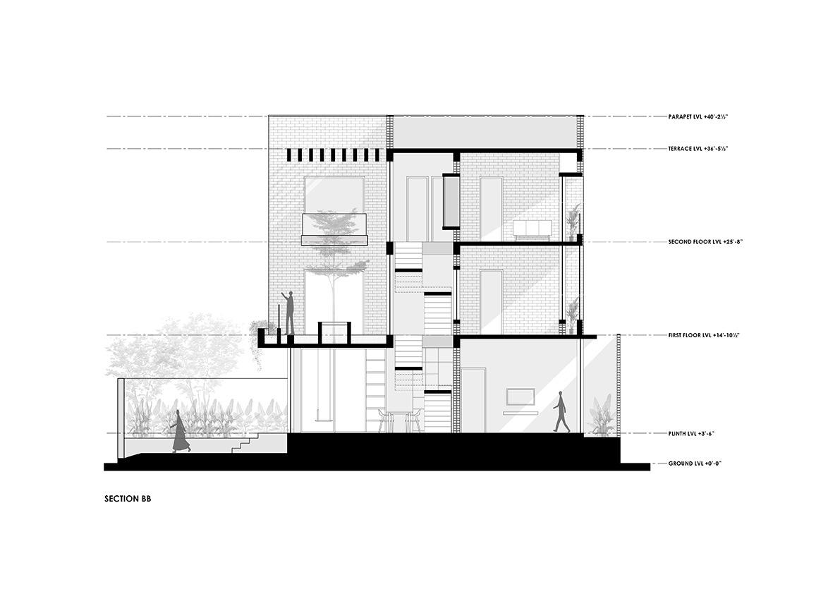 BIM建筑|漂浮庭院住宅 / TRAANSPACE BIM建筑|漂浮庭院住宅 / TRAANSPACE