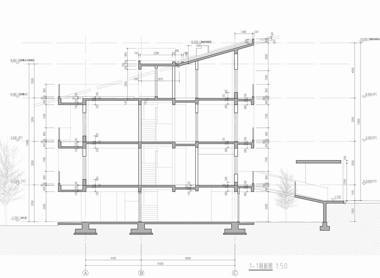 BIM建筑|对话山丘田野,滨河巷21号 / MV建筑工作室 BIM建筑|对话山丘田野,滨河巷21号 / MV建筑工作室