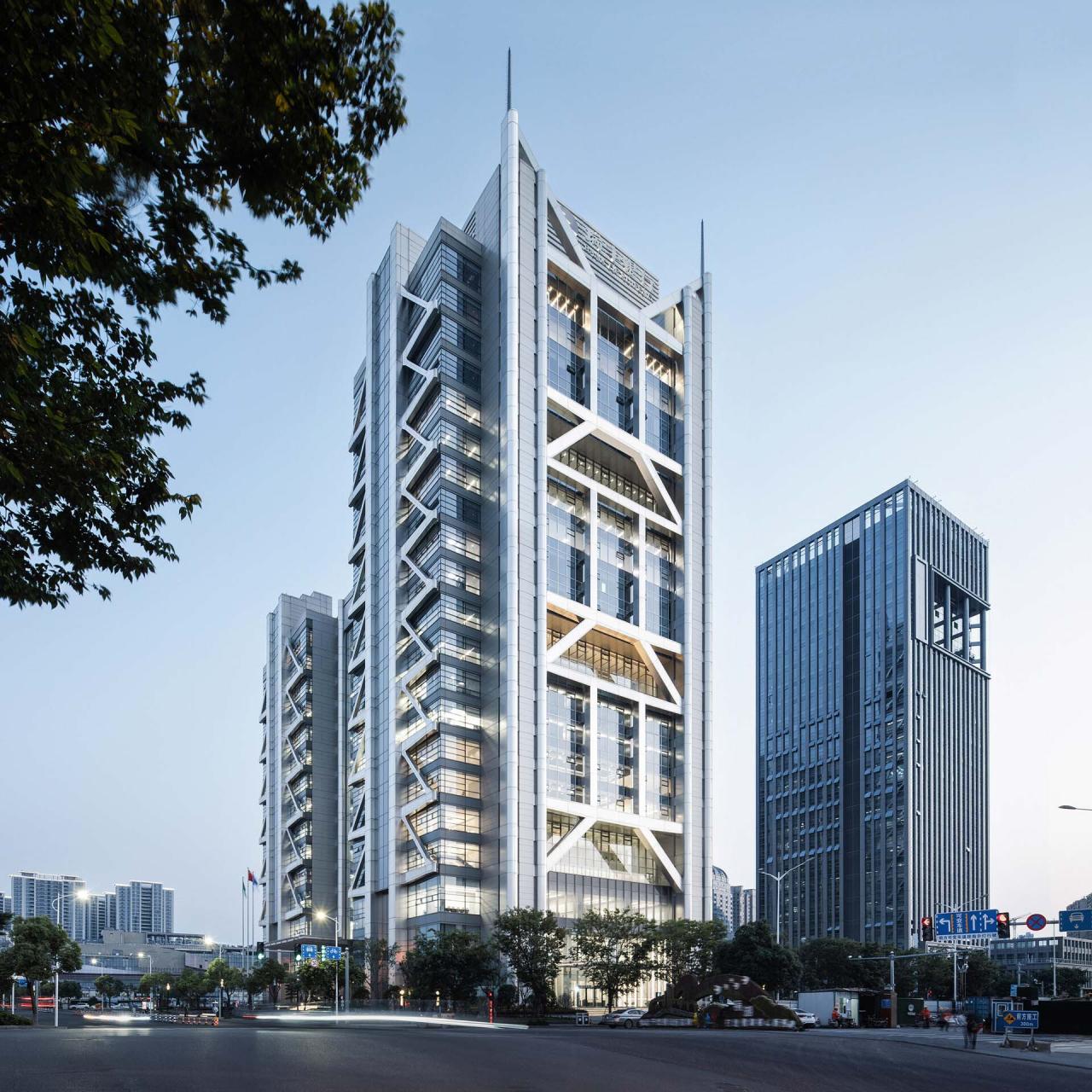 BIM建筑|双擎大厦:瑞丰数字金融中心 / UUA建筑师事务所 BIM建筑|双擎大厦:瑞丰数字金融中心 / UUA建筑师事务所