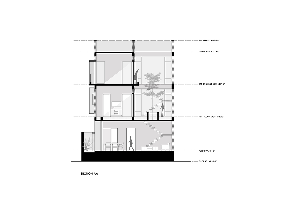 BIM建筑|漂浮庭院住宅 / TRAANSPACE BIM建筑|漂浮庭院住宅 / TRAANSPACE