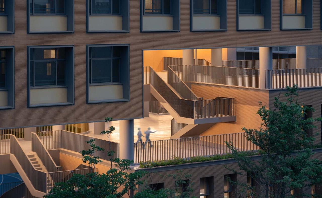 BIM建筑|深圳外国语学校宝安学校 / 华阳国际设计集团 BIM建筑|深圳外国语学校宝安学校 / 华阳国际设计集团