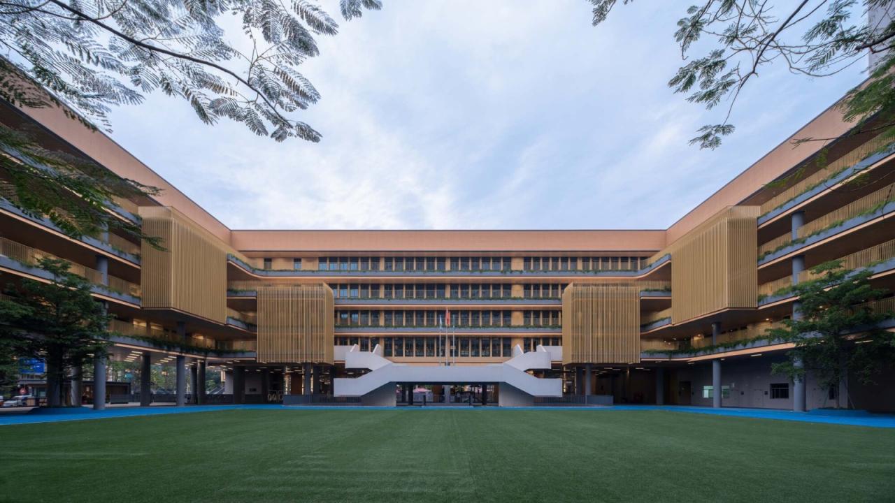 BIM建筑|深圳外国语学校宝安学校 / 华阳国际设计集团 BIM建筑|深圳外国语学校宝安学校 / 华阳国际设计集团
