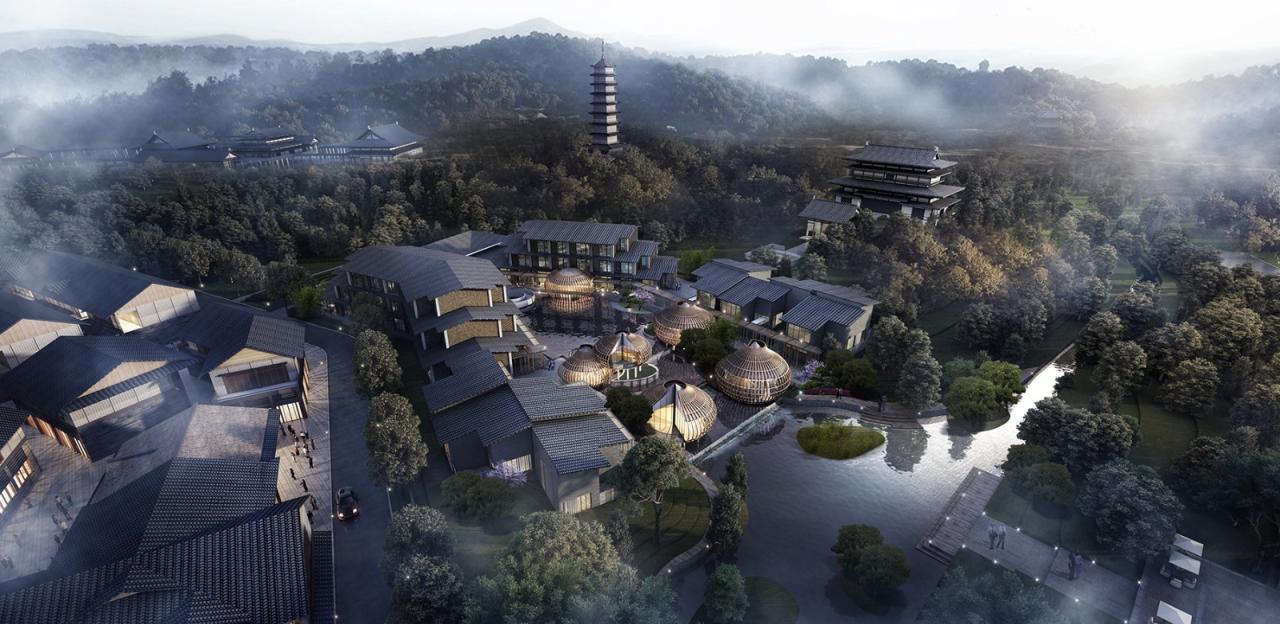 BIM建筑|生活化的轻禅设计: 靖安绿地明镜湾文旅小镇 / UA尤安设计 BIM建筑|生活化的轻禅设计: 靖安绿地明镜湾文旅小镇 / UA尤安设计