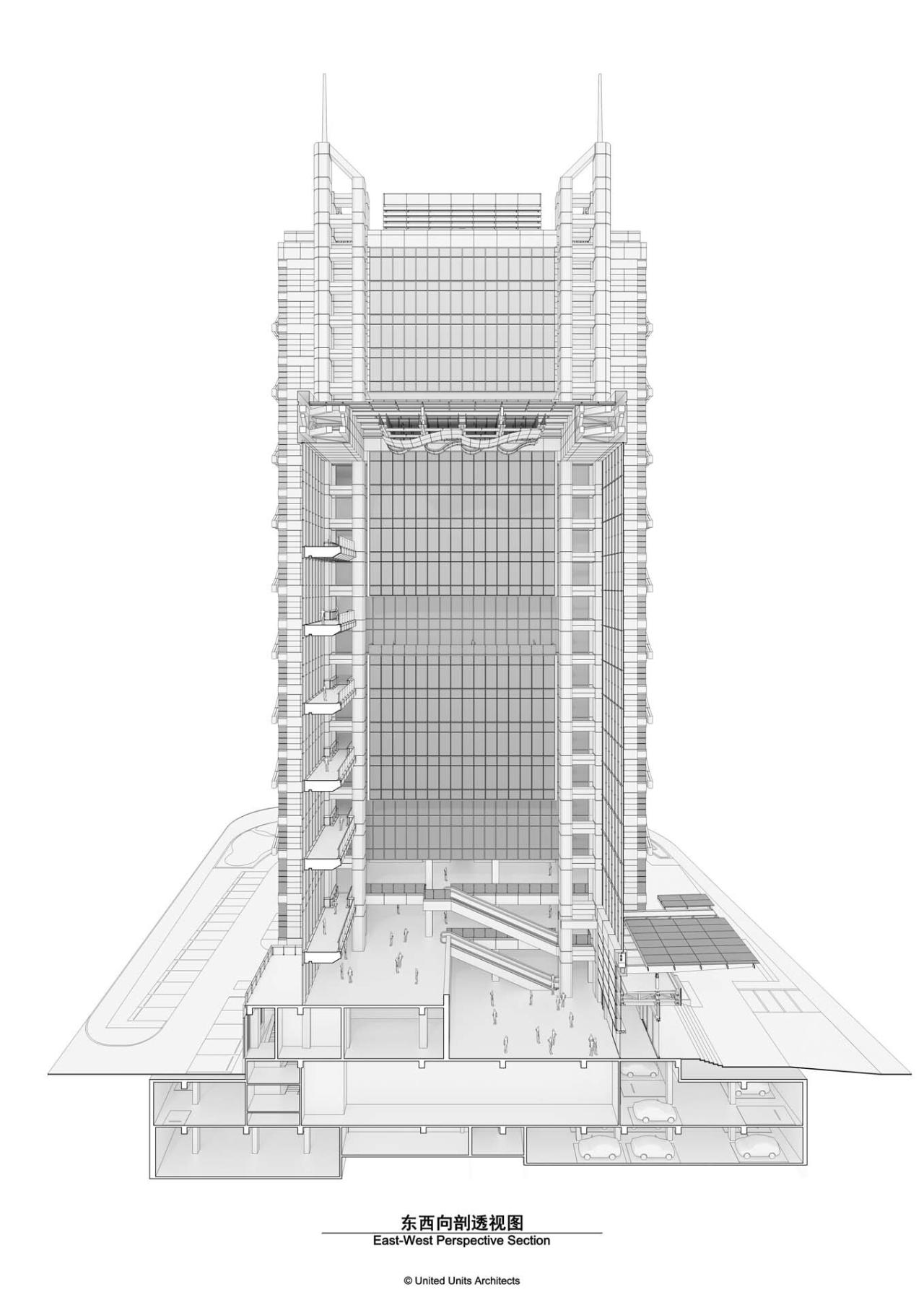 BIM建筑|双擎大厦:瑞丰数字金融中心 / UUA建筑师事务所 BIM建筑|双擎大厦:瑞丰数字金融中心 / UUA建筑师事务所