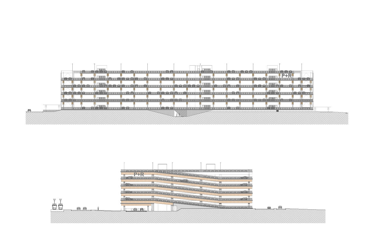 BIM建筑|Park+Ride新模式,私人交通+公交交通 / HUB BIM建筑|Park+Ride新模式,私人交通+公交交通 / HUB