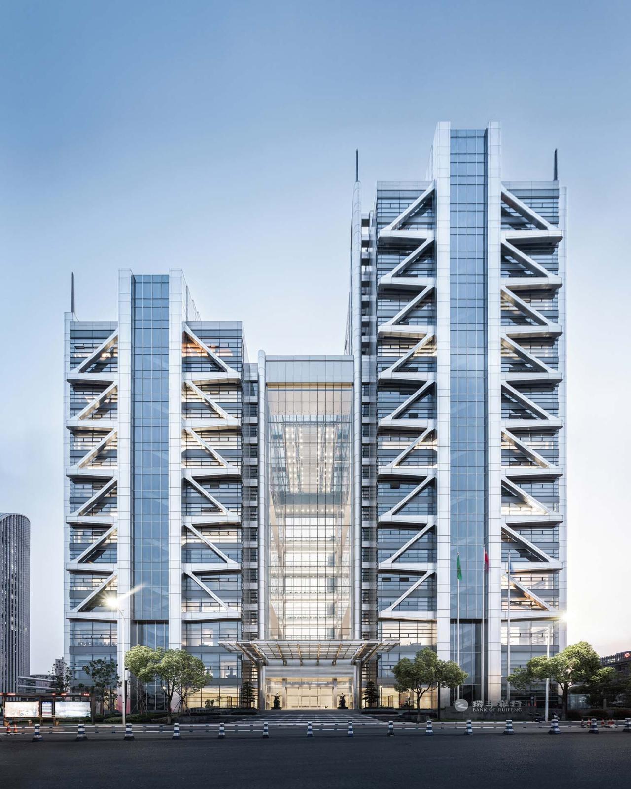 BIM建筑|双擎大厦:瑞丰数字金融中心 / UUA建筑师事务所 BIM建筑|双擎大厦:瑞丰数字金融中心 / UUA建筑师事务所