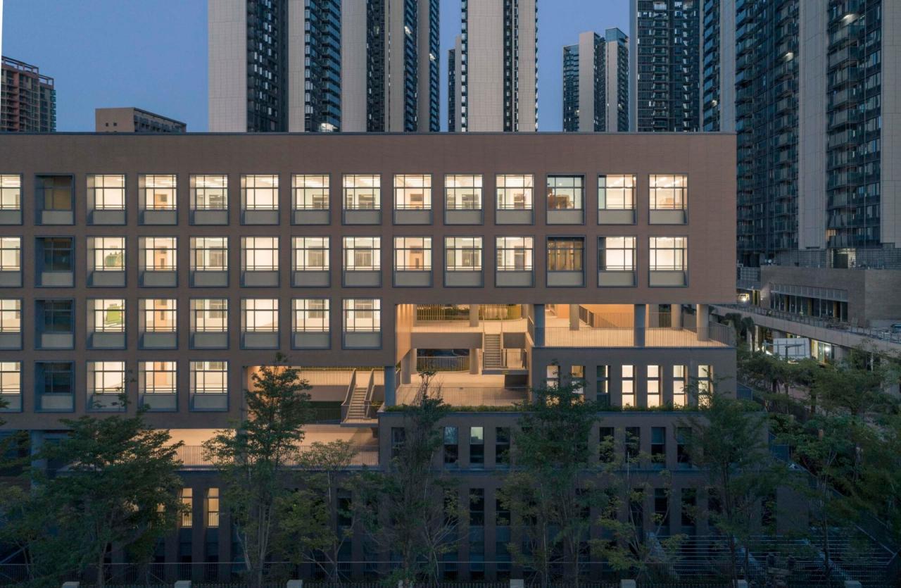 BIM建筑|深圳外国语学校宝安学校 / 华阳国际设计集团 BIM建筑|深圳外国语学校宝安学校 / 华阳国际设计集团