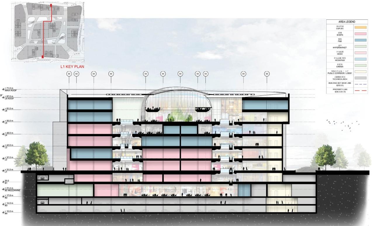BIM建筑|凯德MALL·新都心 / Laguarda.Low Architects BIM建筑|凯德MALL·新都心 / Laguarda.Low Architects