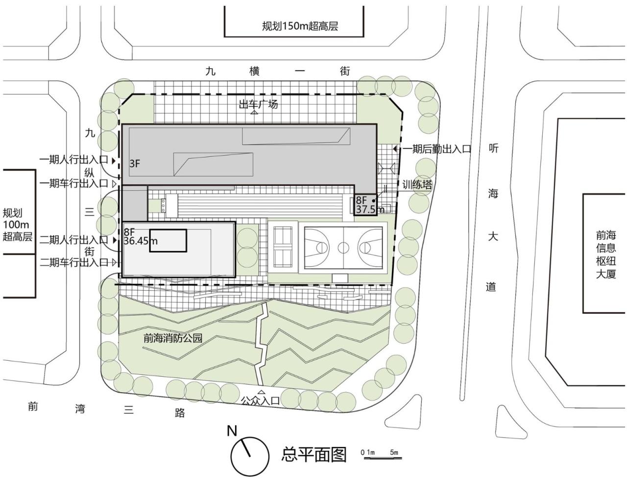 BIM建筑|深圳前海消防站 / 深圳大学建筑设计研究院有限公司“钟中+钟波涛”工作室 BIM建筑|深圳前海消防站 / 深圳大学建筑设计研究院有限公司“钟中+钟波涛”工作室