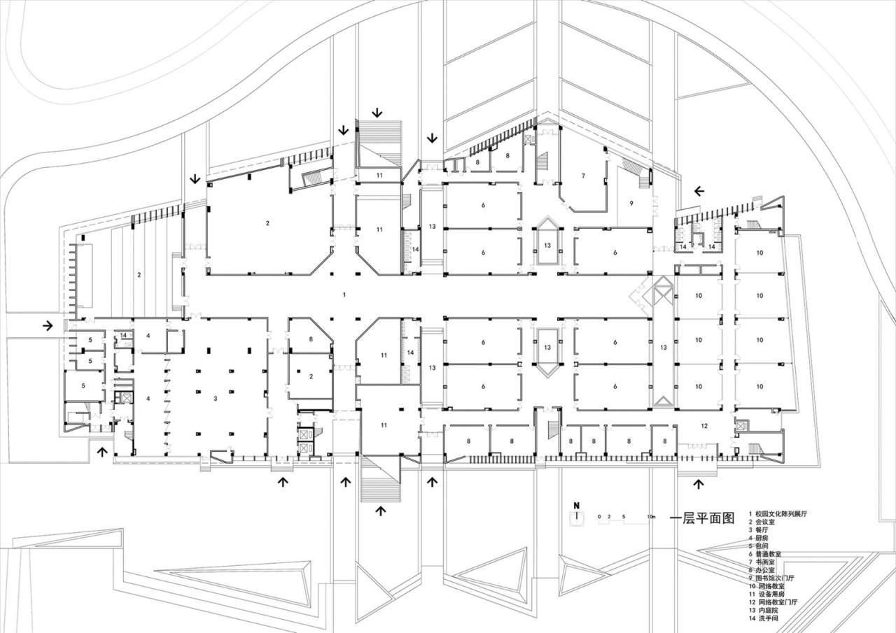 BIM建筑|江西建设职业技术学院图文信息综合楼 / 华南理工大学建筑设计研究院有限公司 陶郅工作室 BIM建筑|江西建设职业技术学院图文信息综合楼 / 华南理工大学建筑设计研究院有限公司 陶郅工作室
