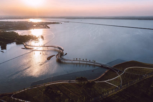 BIM建筑|BAU在上海元荡湖设计“蜿蜒大桥” BIM建筑|BAU在上海元荡湖设计“蜿蜒大桥”