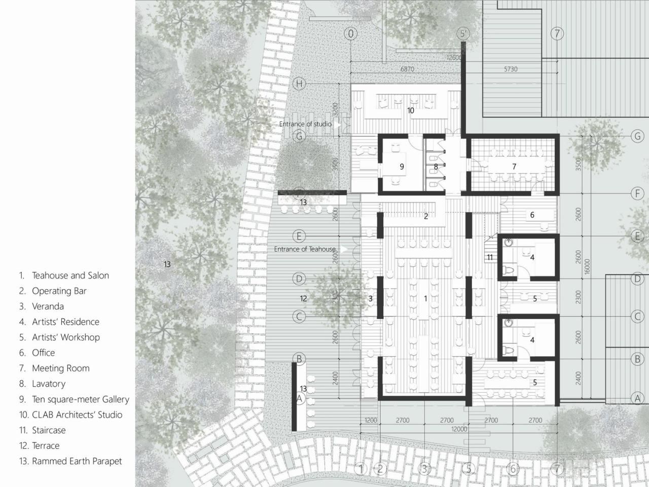 BIM建筑|邛窑遗址公园·成都 建筑与艺术创新实验室 / 合造社CLAB BIM建筑|邛窑遗址公园·成都 建筑与艺术创新实验室 / 合造社CLAB