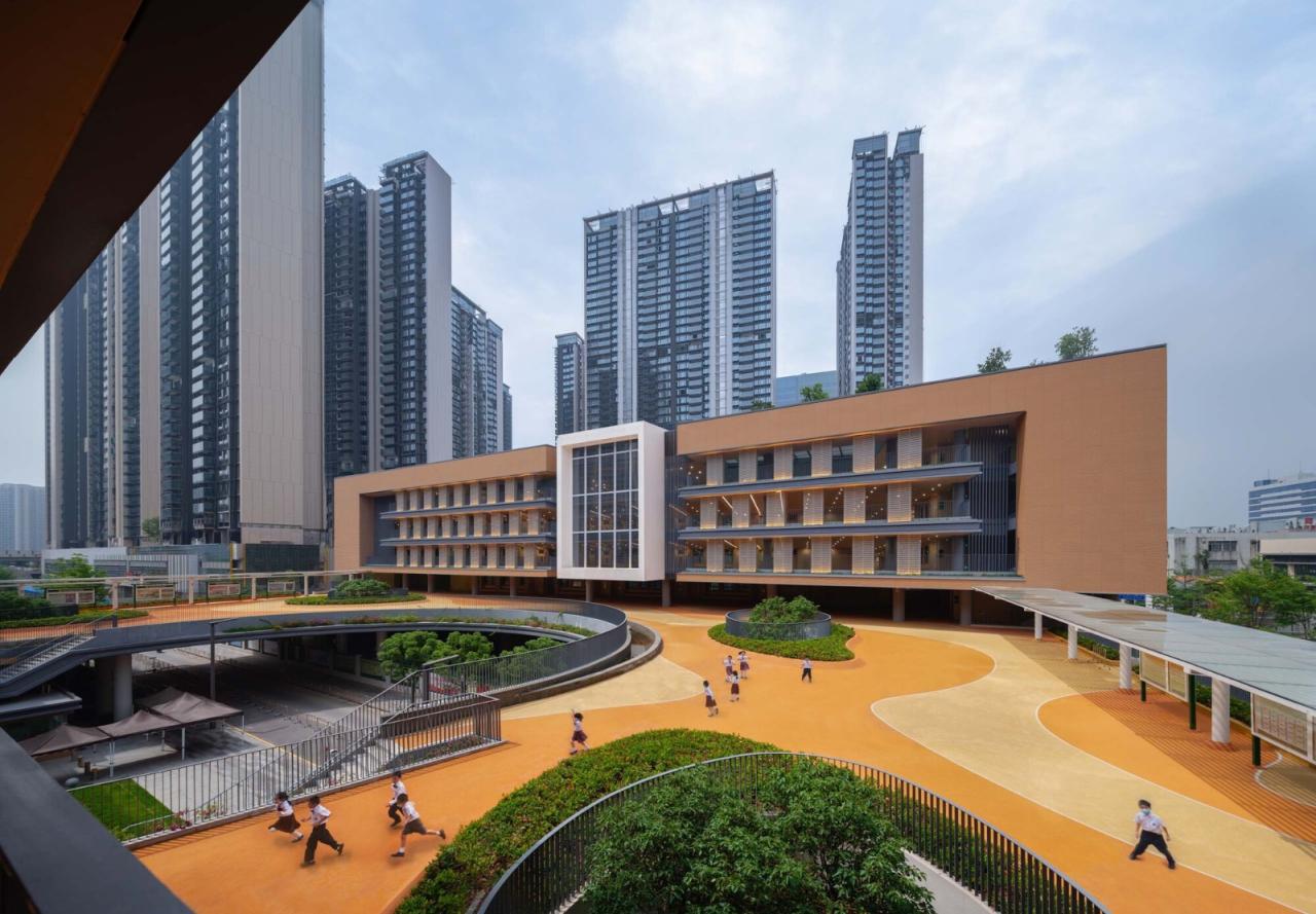 BIM建筑|深圳外国语学校宝安学校 / 华阳国际设计集团 BIM建筑|深圳外国语学校宝安学校 / 华阳国际设计集团
